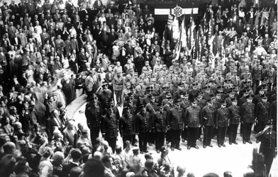 Muster of the Vaterländische Front in 1936